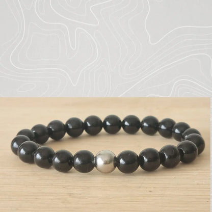 bracelet tourmaline noire 8mm myrielle lithothérapie