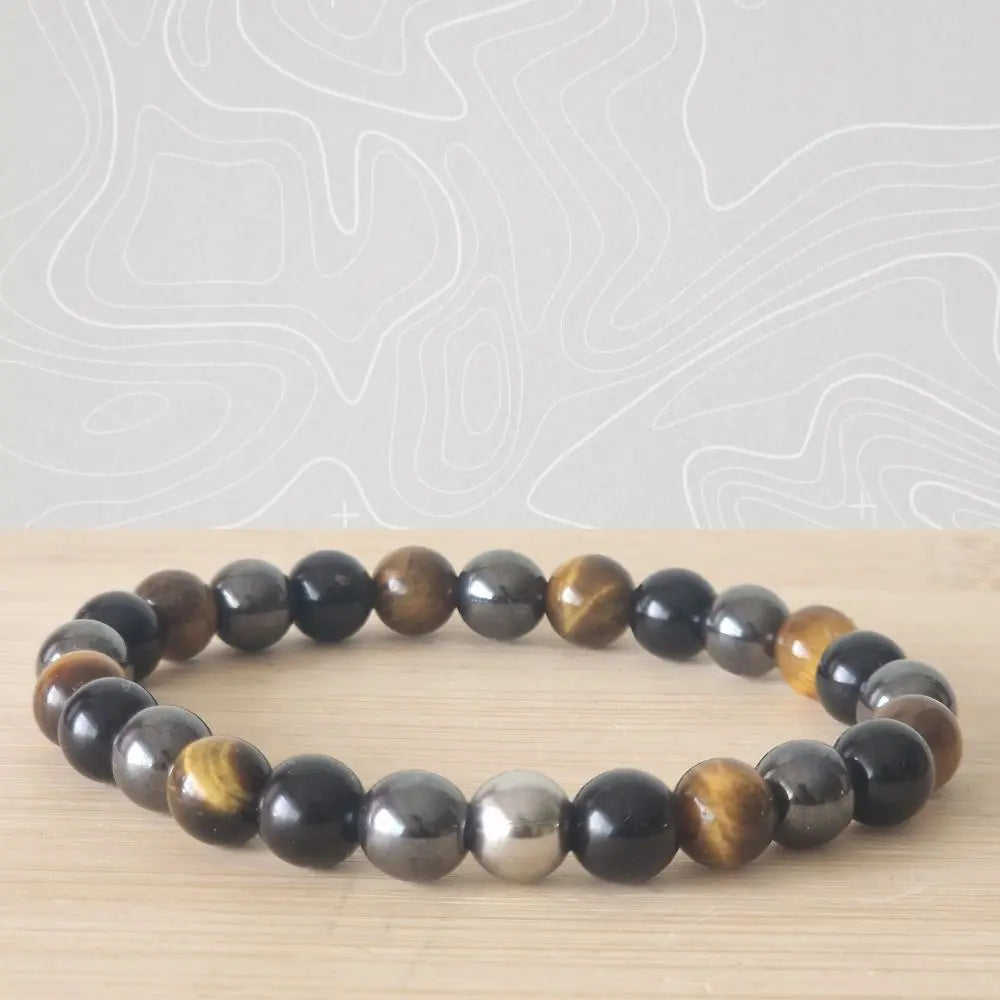 bracelet triple protection 8mm