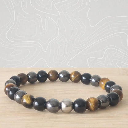 bracelet triple protection 8mm