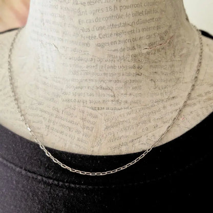 Chaine homme maille forcat acier inoxydable 304 sur mesure