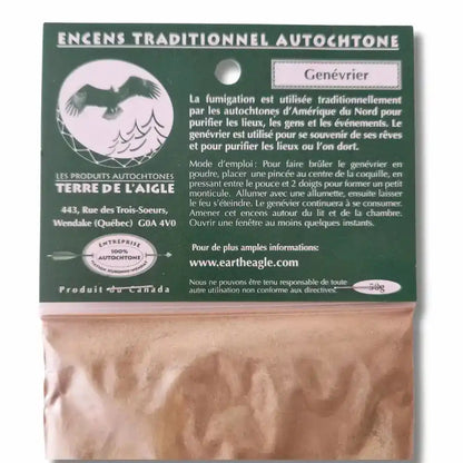 Poudre encens genevrier canadien - Terre de l'aigle 50g