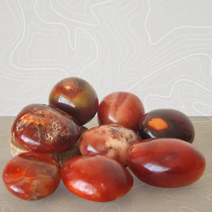 Galet Cornaline - Énergie Vitale