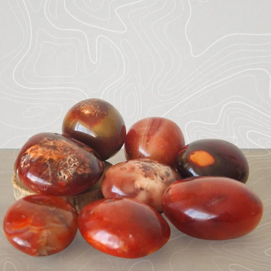 Galet Cornaline - Énergie Vitale