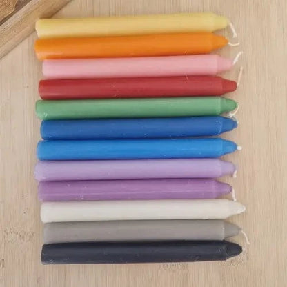 Lot 12 bougies rituels magiques   