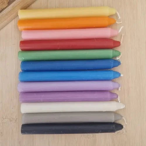 Lot 12 bougies rituels magiques   