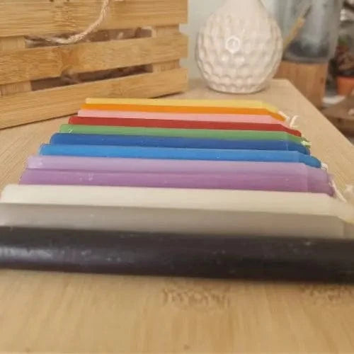 Lot 12 bougies rituels magiques   