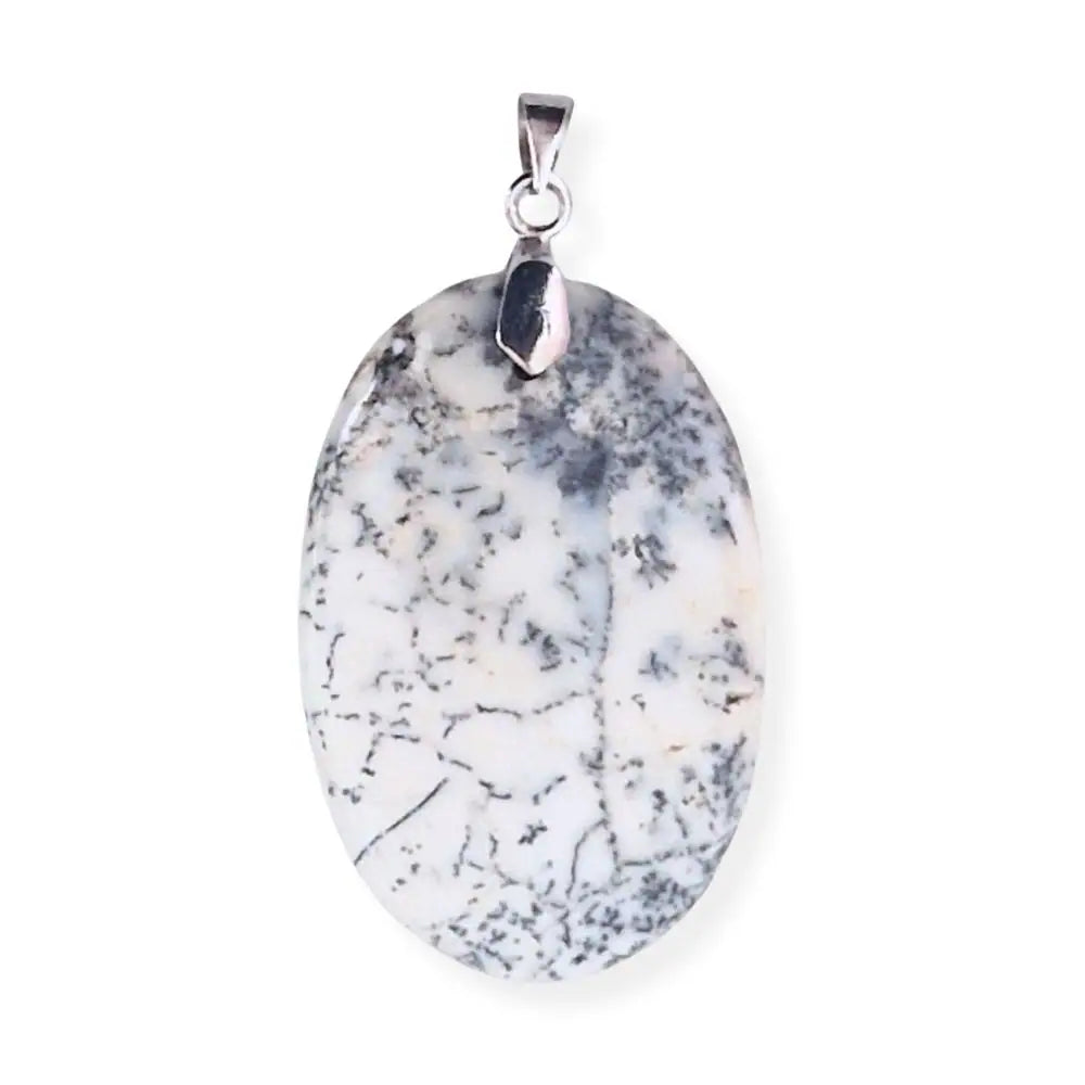 Pendentif Agate Dendrite - Paix Intérieure, Confiance & Ancrage