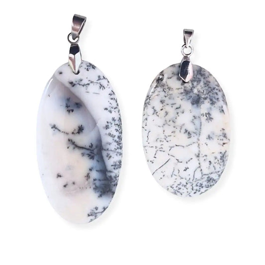 Pendentif Agate Dendrite - Paix Intérieure, Confiance & Ancrage