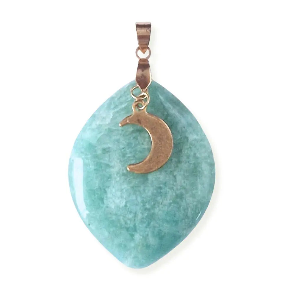 Pendentif en Amazonite Pierre roulée Pendentif en Amazonite Pierre roulée