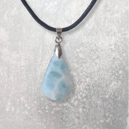 pendentif cabochon larimar zoom