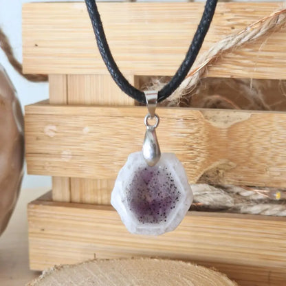 pendentif cacoxenite en tranche