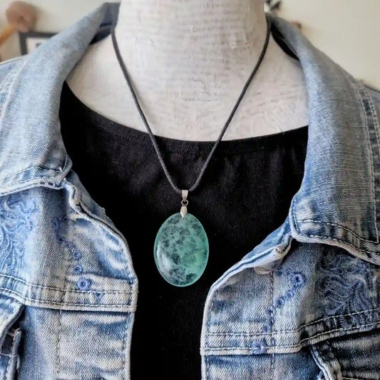 Pendentif Fluorite – Concentration & Clarté Mentale