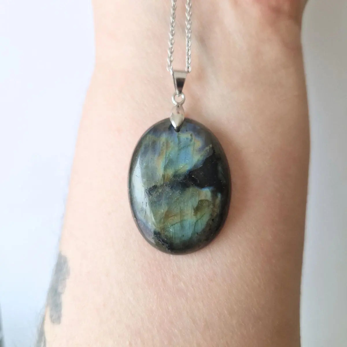 Pendentif Cabochon Labradorite