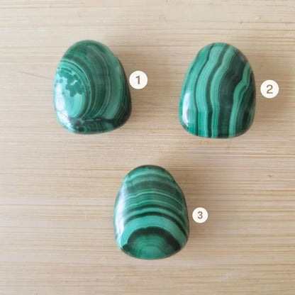 Pendentif Malachite - pierre percée   