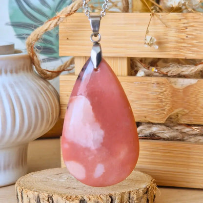 pendentif opale rose 3 