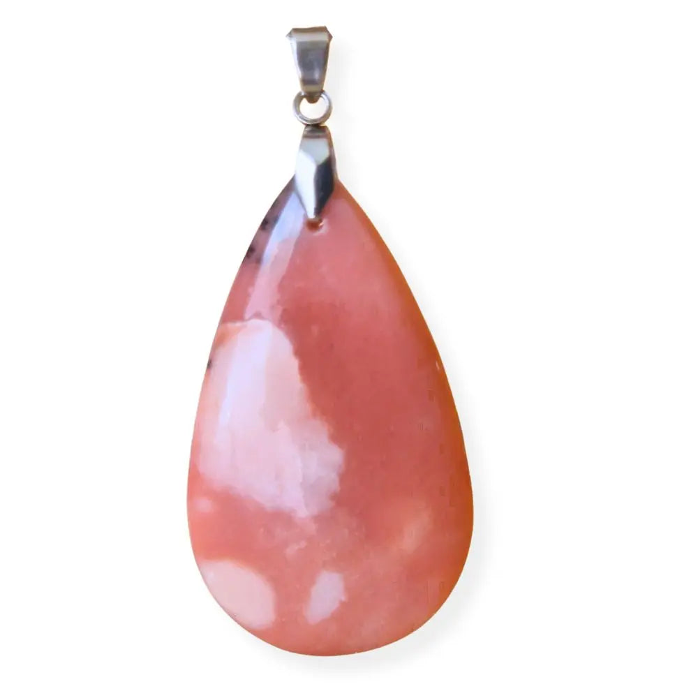 Pendentif opale rose des andes n 3