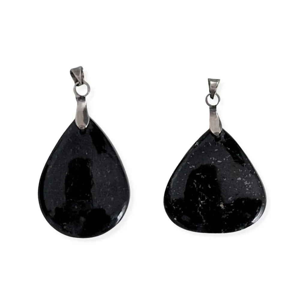 Pendentif Tourmaline Noire – Protection Énergétique & Ancrage