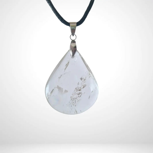 Pendentif Cristal de Roche qualité  AA MyRielle - Lithothérapie