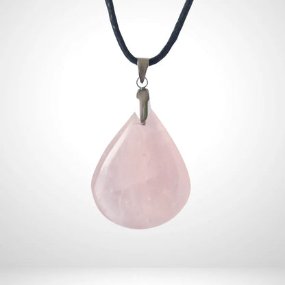 Pendentif Quartz Rose - Forme goutte MyRielle - Création