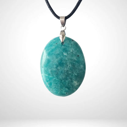 Pendentif Amazonite forme ovale