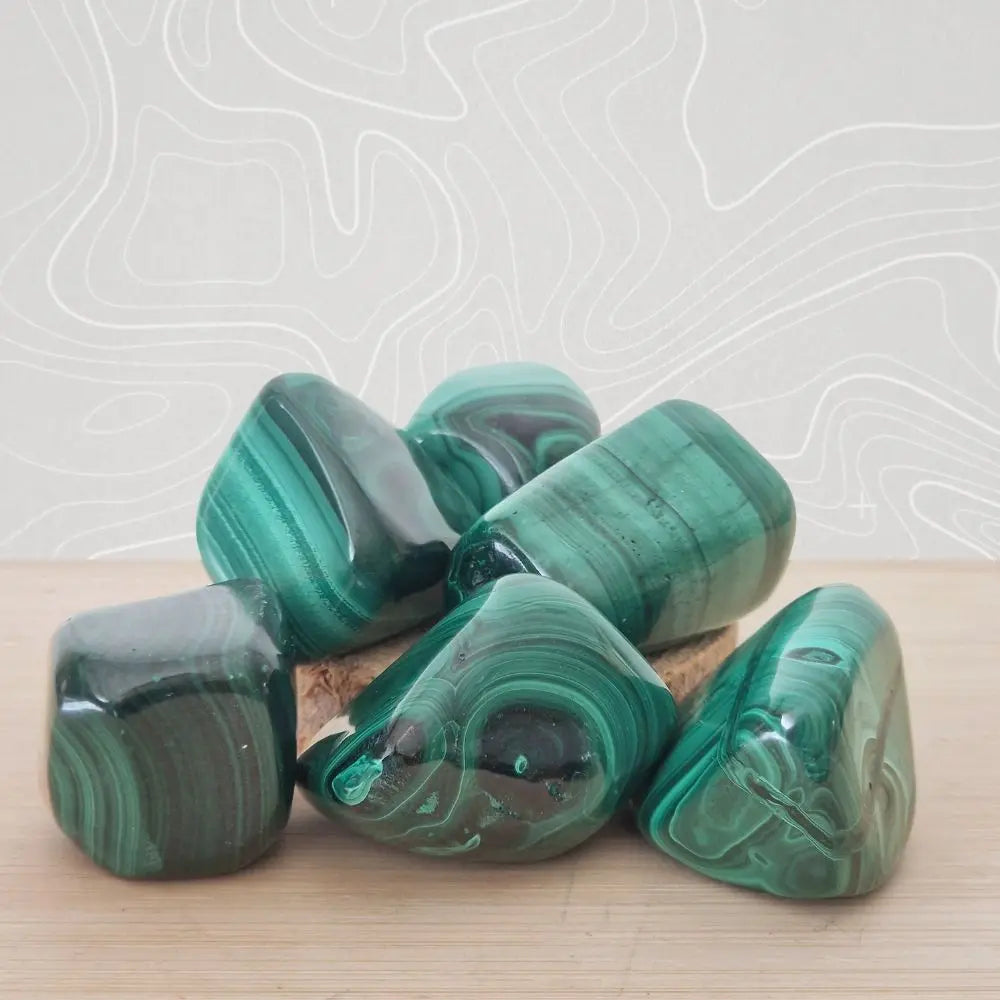 pierre roulée malachite  35g