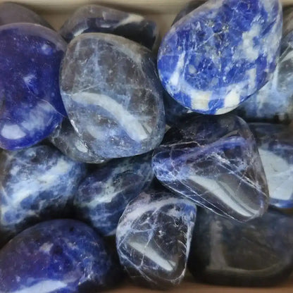 pierre roulée sodalite zoom Namibie