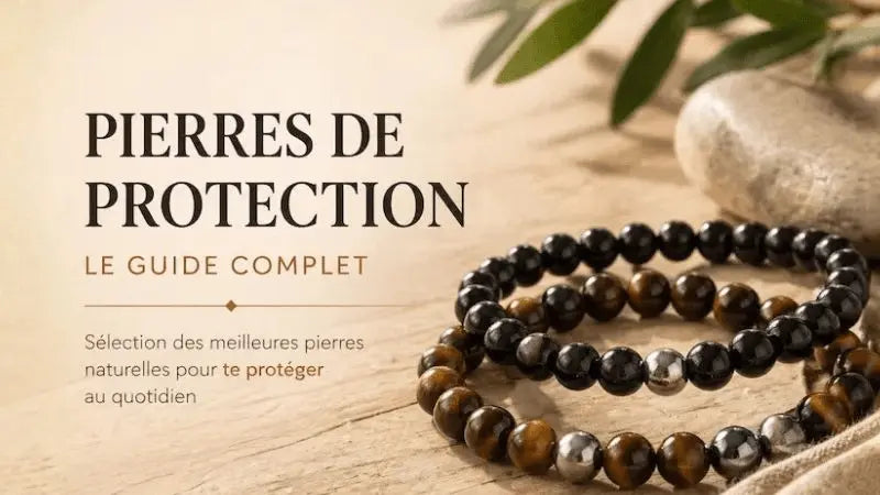 pierres de protection naturelles bracelet obisidiennen nouire et oeil de tigre guide lithotherapie